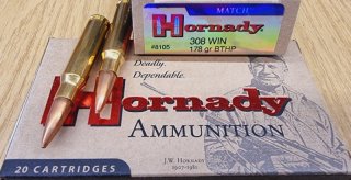 .308/178grs HPBT Hornady Match 20 stk. No. 8105 #SSZ Berka
