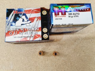 .380 Auto/90grs XTP Hornady American Gunner 25 Stk. #90104 #SSZ Berka