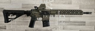 Neuware - Schmeisser AR15 M4FL OD Green 14,5" .223Rem. im Set mit Zieloptik - versandkostenfrei !