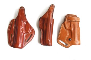 Konvolut mit sieben Holstern für Beretta Modell 92 / 92 F, Radar, Sickinger, Galco usw.
