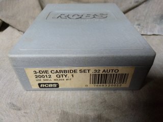 3-DIE CARBIDE SET .32 AUTO #20012 GTY.1