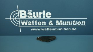 Schwarzes Leder Holster für Walther PP / PPK, vermutlich Polizei