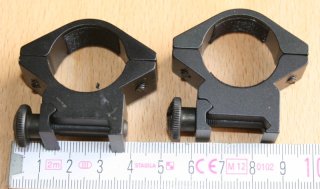 Montage Ringe Alu Ø25mm