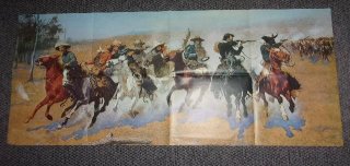 Poster " Indianer Überfall "