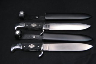 2x MilTec Fahrtenmesser Bajonett Pfadfinder Pfadfindermesser Wandervogel