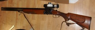 Brünner Bockbüchsflinte 16/70 7x57R mit Tasco Rotpunkt
