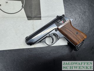 Walther PPK 9mm Kurz Stahlgriffstück v. 1971 mit Original Box, Schußbild + Ersatzmagazin