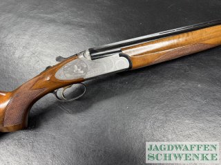 Bockdoppelflinte 20/76 Mag. von A.V. Maroccini Italy mit langen Seitenplatten