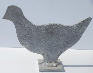 Stahl-Ziel "Chicken" nach Regeln der International Handgun Metallic Silhouette Assoc.