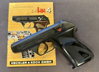 Heckler & Koch HK4 im Kaliber 7,65mmBrowning mit Original-Zubehör