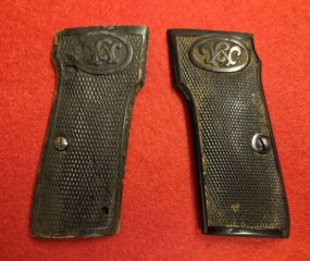 Selten: Griffschalen für frühe Walther Pistole Modell IV (Mod. 4)