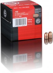 NEU 200 Stück GECO Geschosse .45 ACP Auto 230grs/14,9g FMJ Vollmantel-Rundkopf TOP-Präzision 2318153