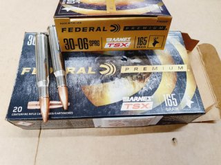 .30-06/165 grs. Federal Barnes TSX 20 stk. bleifrei #SSZ Berka