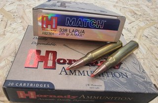 .338Lapua Mag./285grs. A-Max Hornady Match 20 Stk. No. 82301 Angebot!! #SSZ Berka