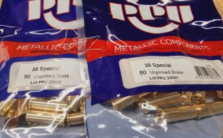 .38 Special neue Boxer-Hülsen PPU C-050 100 Stk. # SSZ Berka