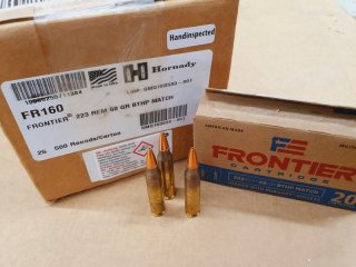 .223Rem./68grs HPBT Match Hornady Frontier FR160 500 Stk. #SSZ Berka