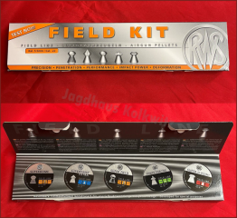 RWS Field Kit – Testset Diabolos Kal. 5,5 mm (.22) - 500 Stk. Luftgewehrkugeln