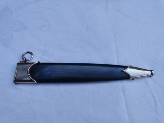SS-DOLCH - SCHEIDE - BRÜNIERT
