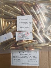 30-06/150grs FMJ PPU Bulk 100 Stk. A-094 # SSZ Berka