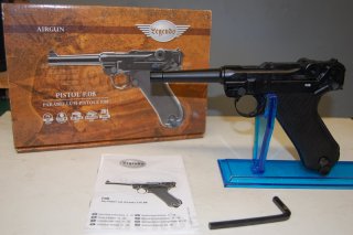 Umarx Co2 Pistole Legends Mauser 08 Kal 4,5mmBB Stahlkugel