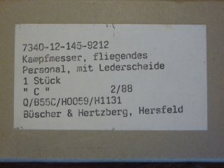 Kampfmesser, fliegendes Personal, Hirschkrone, Original-Karton, Puma Automesser