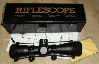 NEUES ZF Zielfernrohr 4x32 Compact inkl. niedriger Weaver Picatinny Montage Armbrust, KK, Luftgewehr