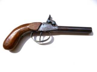 Pistole Vorderlader Perkussion Cal.44 Gießzange