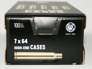 100 Stück NEUE RWS Hülsen 7x64 RUAG HighEndCases Wiederladehülsen> NEUE 100er Packung! #2412375