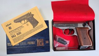original Röhm, OVP, RG 100 (matt vernickelt), .315 Knall