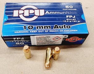 10mm Auto/190grs A-195 PPU FPJ 50 Stk. # SSZ Berka