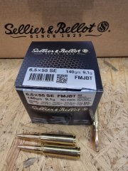 6,5x55/140 FMJ Patronen S&B 350 Stk. # SSZ Berka