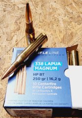 .338Lapua Mag./250grs. HPBT PPU 10 Stk. #A-423# SSZ Berka