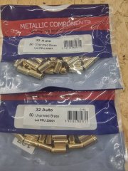 .32 Auto/7,65Browning Boxer-Hülsen PPU 100 Stk. #C-150# SSZ Berka