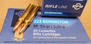 .223/55grs SP PPU 100 stk. A-132
