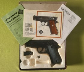 ERMA EGP45 im tollen Set mit OVP, Pin, Gebrauchsanweisung und Rechnung von 1995!