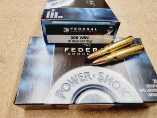 .308/180 grs. Federal Soft Point 20 stk. No. 308B# SSZ Berka