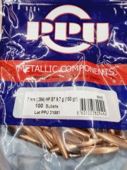 7mm/.284-150grs HPBT PPU Geschosse 500 Stk. B-405