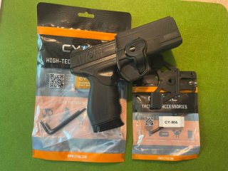 CYTAC KYDEX HOLSTER TAURUS PT24/7, 809, GLOCKS, BAUÄHNLICHE NEU OVP MIT ZUBEHÖR