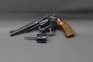 Revolver Smith & Wesson Mod. 48, Kaliber 22WinMag 6", mit Wechseltrommel 22lr gut