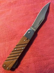 Böker 98K Messer, Damast, Solingen, nummeriert #195