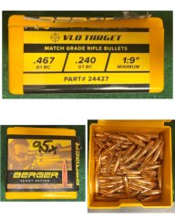 Berger VLD Target 95grs HPBT #24427 95 Stück 6mm
