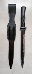 Deutsches Seitengewehr 84/98 (Bajonett) mit Scheide und Koppelschuh