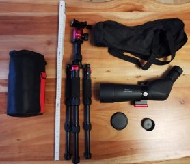 Spektiv Danubia + Stativ