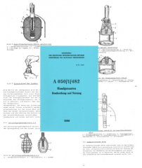 Nachdruck NVA-Dienstvorschrift Handgranaten von 1980