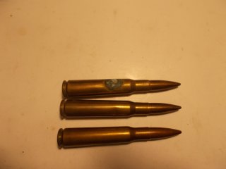3 x 50 BMG Deko Patronen