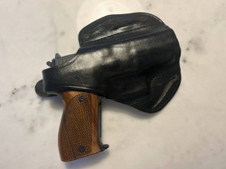 LEATHER GOOD PANCAKE HOLSTER SIG SAUER P6/225, 220 SERIE BAUÄHNLICHE GROßPISTOLEN