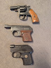 Konvolut 3 Schreckschusswaffen 6mm Flobert / Platz: ME 76, Röhm RG 3S, EM-GE Mod. 62 [PTB 6]