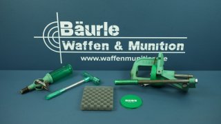 Wiederlader Starterset mit RCBS Presse, RCBS Pulverdosierer und Weiteres; Lyman; Kein Lee