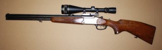 Bockbüchsflinte Blaser ES80 im Kal. 12/70 & 5,6x50R Mag. mit ZF Leupold Vari-X III 6,5-20x50