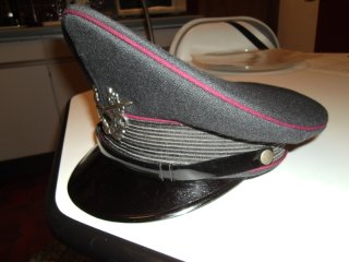 Bundeswehr Schirmmütze Feldjäger Gr. 57. Gebrauchter, sehr guter Zustand